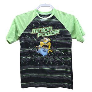 Despicable Me Minion Power Short Sleeve Boys Shirt Size‎ Large (10-12)